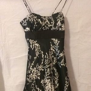 Speechless black and white floral dress sz 9